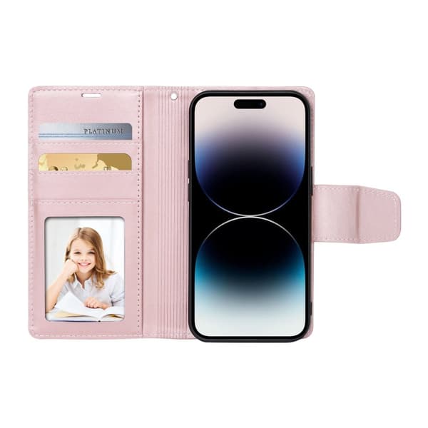 iPhone 15 plus Multifunktionella Mobilfodral