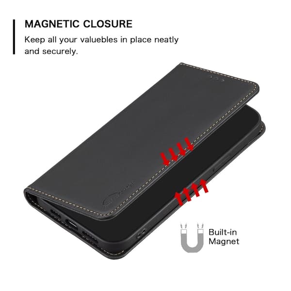 BINFEN Plånboksfodral Motorola Moto G14 4G - Svart