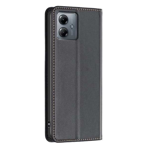 BINFEN Plånboksfodral Motorola Moto G14 4G - Svart