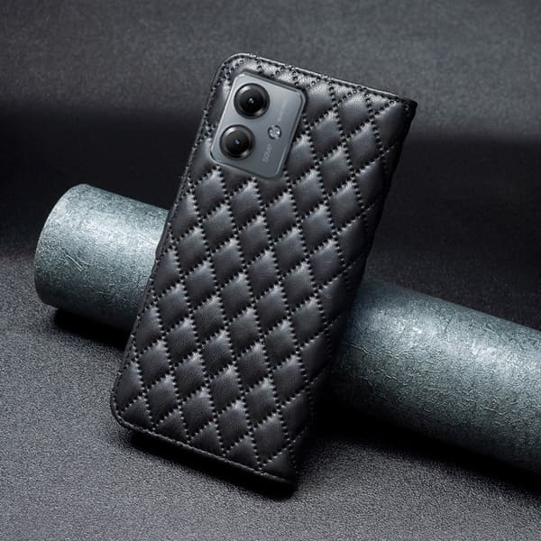 BINFEN Lommebok-deksel Motorola Moto G14 4G - Svart