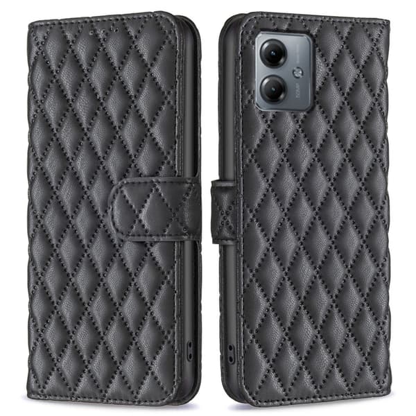 BINFEN Lommebok-deksel Motorola Moto G14 4G - Svart