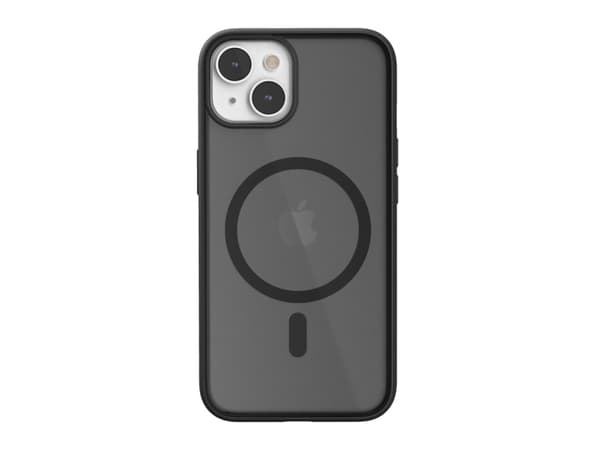 Woodcessories Clear Case MagSafe, Suojus, Apple, iPhone 14, 15,5 cm (6.1"), Musta, Läpikuultava