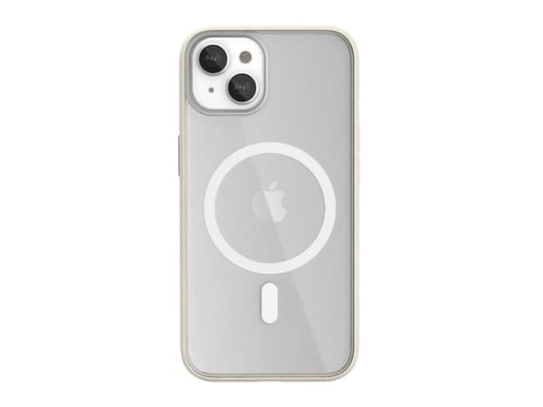 Woodcessories CLEAR CASE MAGSAFE, Suojus, Apple, iPhone 14, 15,5 cm (6.1"), Beige, Läpinäkyvä