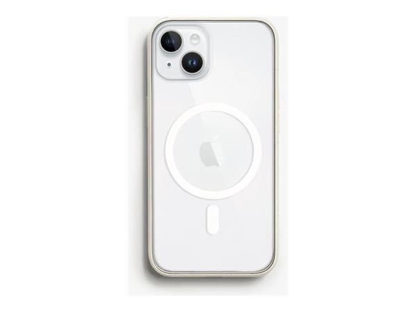 Woodcessories CLEAR CASE MAGSAFE, Suojus, Apple, iPhone 14, 15,5 cm (6.1"), Beige, Läpinäkyvä