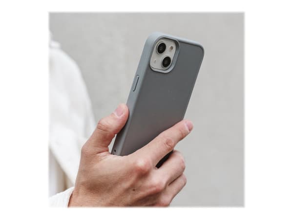 Woodcessories Bio Case - Baksidedeksel for mobiltelefon - med MagSafe - MagSafe-samsvar - BioRec - grå - for Apple iPhone 13