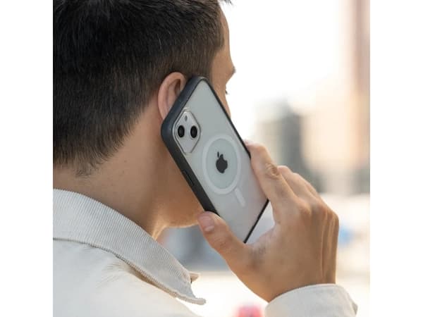 Woodcessories ECO716, Etui, Apple, iPhone 15, 15,5 cm (6.1"), Sort, Gjennomsiktig