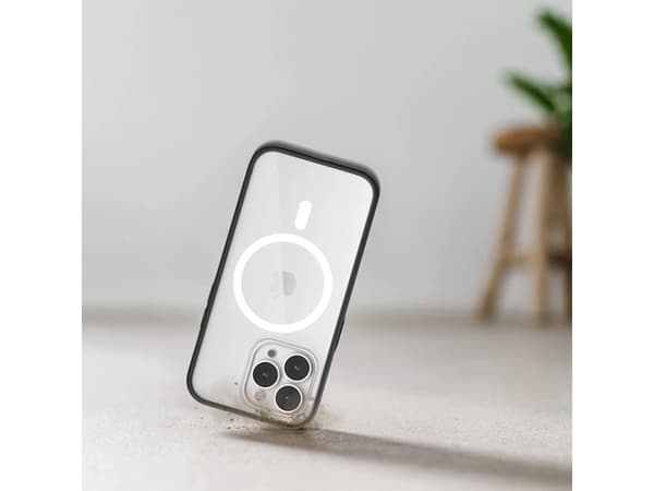 Woodcessories ECO716, Etui, Apple, iPhone 15, 15,5 cm (6.1"), Sort, Gjennomsiktig