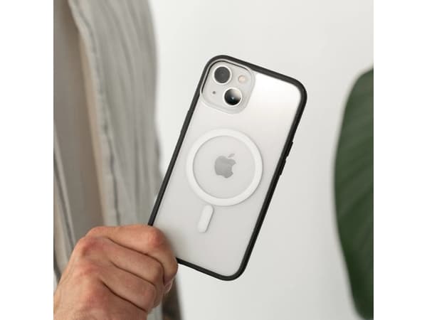 Woodcessories ECO716, Etui, Apple, iPhone 15, 15,5 cm (6.1"), Sort, Gjennomsiktig