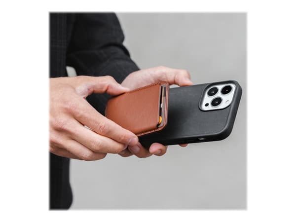 Woodcessories Bio Case - Baksidedeksel for mobiltelefon - med MagSafe - MagSafe-samsvar - BioRec - svart - for Apple iPhone 13 Pro