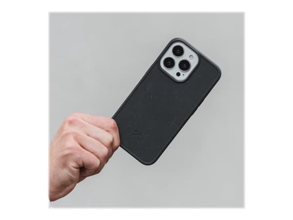 Woodcessories Bio Case - Baksidedeksel for mobiltelefon - med MagSafe - MagSafe-samsvar - BioRec - svart - for Apple iPhone 13 Pro
