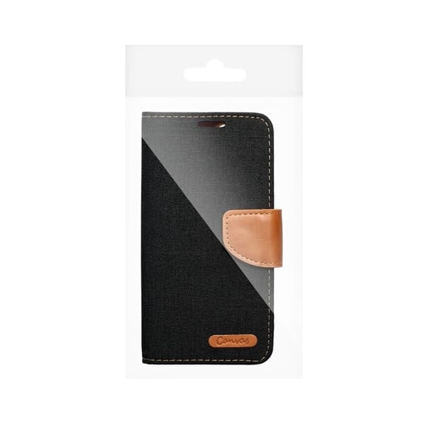 Galaxy S23 FE Plånboksfodral Canvas - Svart