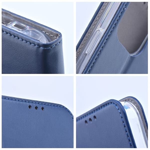 Galaxy S23 FE Plånboksfodral Smart Magneto - Marinblå