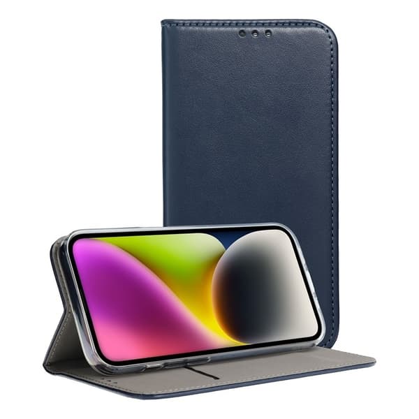 Galaxy S23 FE Plånboksfodral Smart Magneto - Marinblå