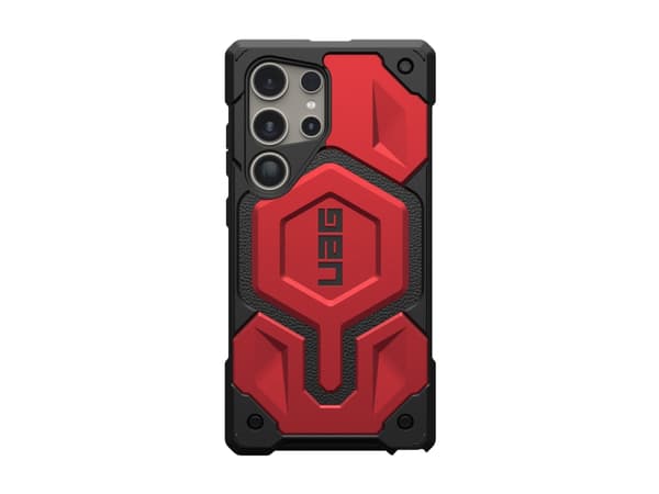 Urban Armor Gear Monarch PRO, Cover, Samsung, Galaxy S24 Ultra, 17.3 cm (6.8"), Black, Red