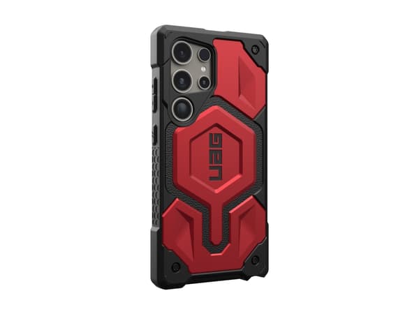Urban Armor Gear Monarch PRO, Cover, Samsung, Galaxy S24 Ultra, 17.3 cm (6.8"), Black, Red