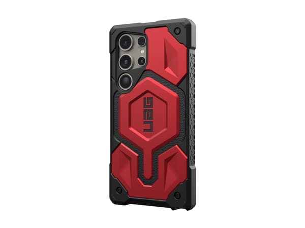 Urban Armor Gear Monarch PRO, Cover, Samsung, Galaxy S24 Ultra, 17.3 cm (6.8"), Black, Red