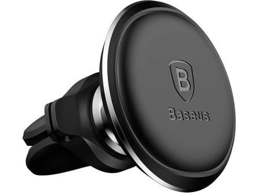 Magnetic Car Holder with Cable Clip Baseus Air Vent, Universal, Black C40141201113-00