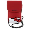 Miniatyrbild 2 av 6: Hello Kitty Halsbandsfodral Läder Hiding Kitty - Röd