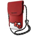 Miniatyrbild 1 av 6: Hello Kitty Halsbandsfodral Läder Hiding Kitty - Röd