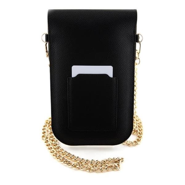 Hello Kitty Halsbandsfodral Läder Metal Logo Chain - Svart