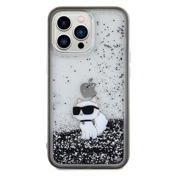 KARL LAGERFELD iPhone 13 Pro Max Mobilskal Liquid Glitter Choupette