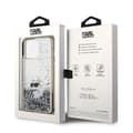Miniatyrbild 8 av 8: KARL LAGERFELD iPhone 13 Pro Max Mobilskal Liquid Glitter Choupette