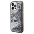 Miniatyrbild 2 av 8: KARL LAGERFELD iPhone 13 Pro Max Mobilskal Liquid Glitter Choupette