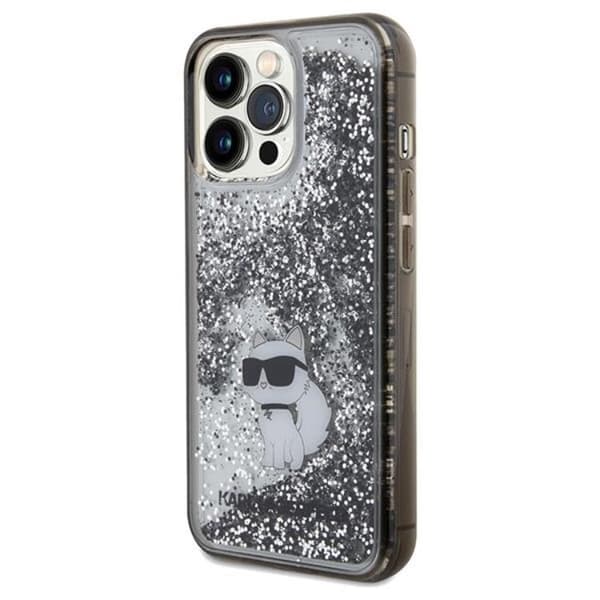 KARL LAGERFELD iPhone 13 Pro Max Mobilskal Liquid Glitter Choupette