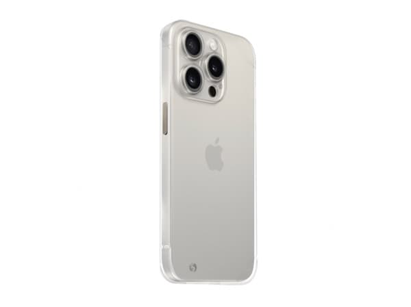 Just Mobile Tik mobilusis TENC? [Slim Fit], skirtas iPhone 15 Pro Max – Frost