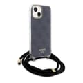 Miniatyrbild 3 av 7: Guess iPhone 15/14/13 Mobilskal Crossbody Cord Print - Svart