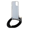 Miniatyrbild 6 av 7: Guess iPhone 15/14/13 Mobilskal Crossbody Cord Print - Svart