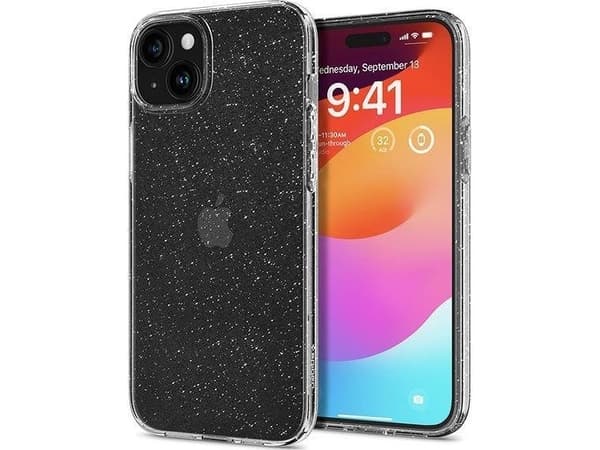 Spigen ACS06648, Suojus, Apple, iPhone 15 Plus, 17 cm (6.7"), Läpinäkyvä