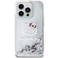 Miniatyrbild 3 av 8: Hello Kitty iPhone 14 Pro Max Mobilskal Liquid Glitter Charms Kitty Head