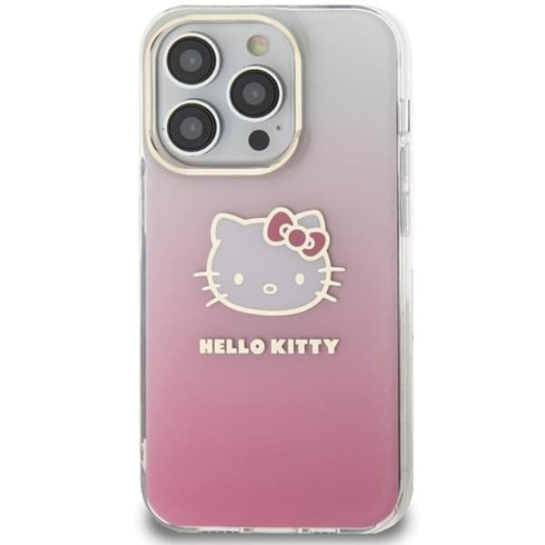 Hello Kitty iPhone 14 Pro Max Mobilskal IML Gradient Electrop Kitty Head