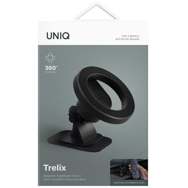 Uniq Magsafe Mobilhållare Instrumentbrädan - Svart