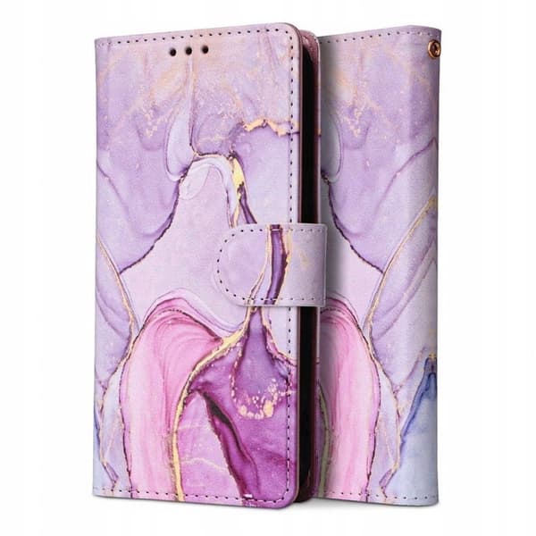 Tech-Protect Galaxy A25 5G Plånboksfodral Marble - Rosa