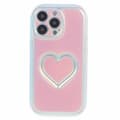 Pikkukuva 2 / 6: iPhone 15 Pro -kotelolle Shell TPU 3D Heart Shape - monivärinen