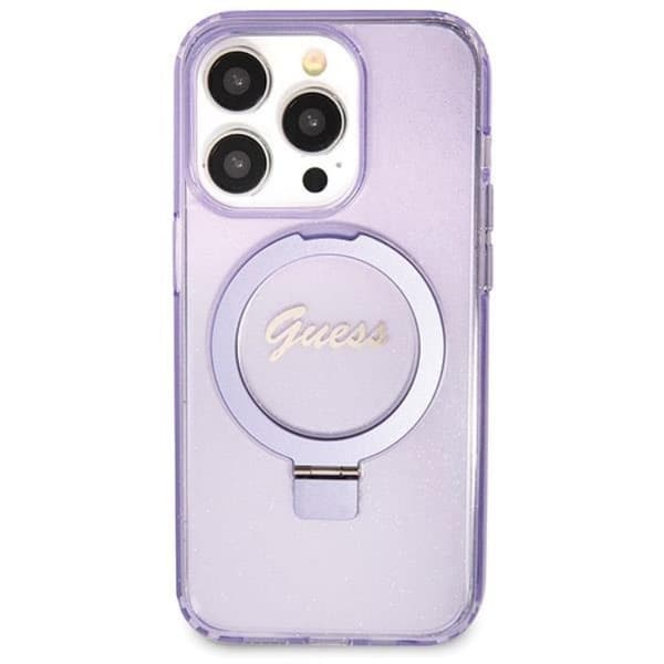 Guess iPhone 11/XR Mobilskal Magsafe Script Glitter