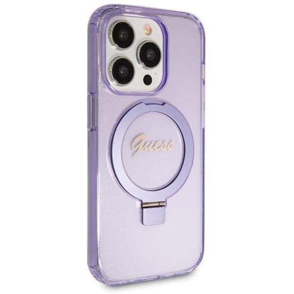 Guess iPhone 11/XR Mobilskal Magsafe Script Glitter