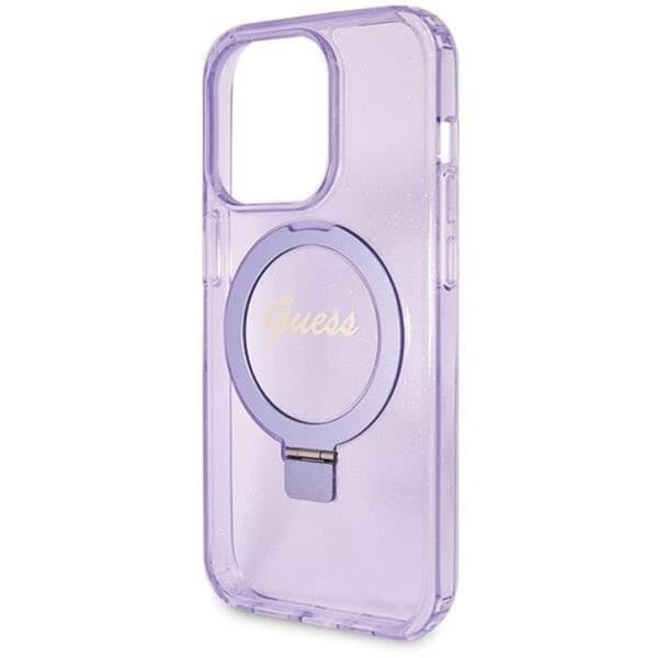 Guess iPhone 11/XR Mobilskal Magsafe Script Glitter