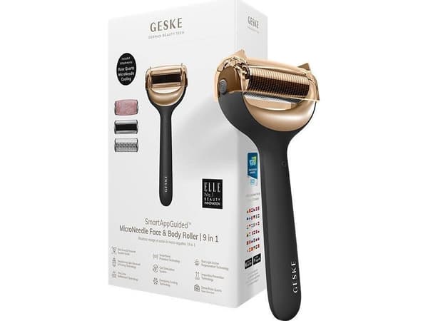 Geske Roller for needle mesotherapy of the face and body 9in1 Geske with Application (gray)