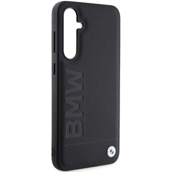 BMW Galaxy S23 FE Mobilskal Läder Hot Stamp - Svart