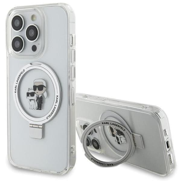 Karl Lagerfeld iPhone 13 Pro Max Mobilskal MagSafe Ringställ