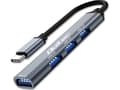 Miniatyrbild 3 av 3: Qoltec - Hubb - 1 x SuperSpeed USB 3.0 + 3 x USB 2.0 - skrivbordsmodell