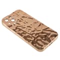 Miniatyrbilde 6 av 7: Til iPhone 15 TPU-deksel Elektrobelagt Rynket - Gull