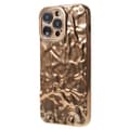 Pikkukuva 1 / 7: iPhone 15 Pro TPU Kuori Elektroplating Rypistynyt Epätasainen Puhelimen Suojakotelo