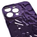 Miniatyrbilde 7 av 7: Til iPhone 15 Pro TPU-deksel Elektrobelagt Rynket - Lilla