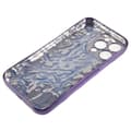 Miniatyrbilde 2 av 7: Til iPhone 15 Pro TPU-deksel Elektrobelagt Rynket - Lilla