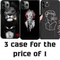 Miniatyrbilde 1 av 5: iPhone 12 Pro Max 3-PACK case lion Einstein Statue