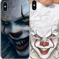 Miniatyrbild 1 av 3: DEAL 2 för 1 coola skal clown from stephen king's ''it'' läskigt iphone